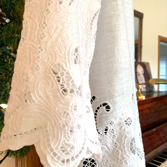 Charter Club Luxury Linen pullover coverup shirt, size Large - Picture 3 of 6